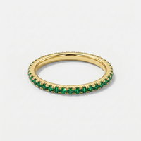 Bague Éternité Vert Émeraude - Soreli