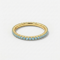 Bague Éternité Bleu Ciel - Soreli