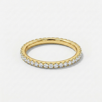 Bague Éternité Cristal Blanc - Soreli