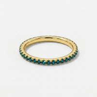 Bague Éternité Teal Paon - Soreli